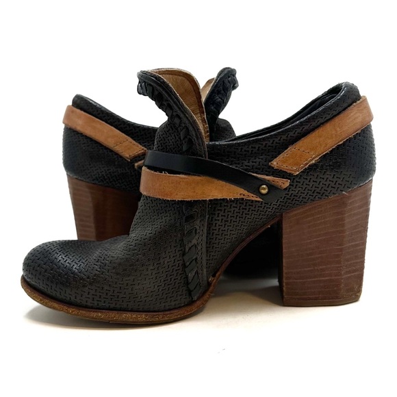 A.S. 98 | Strappy Leather Heeled Low Booties Size‎ 37 - Picture 9 of 14